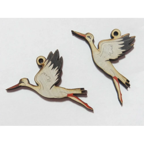 Висулки и табелки дървен щъркел