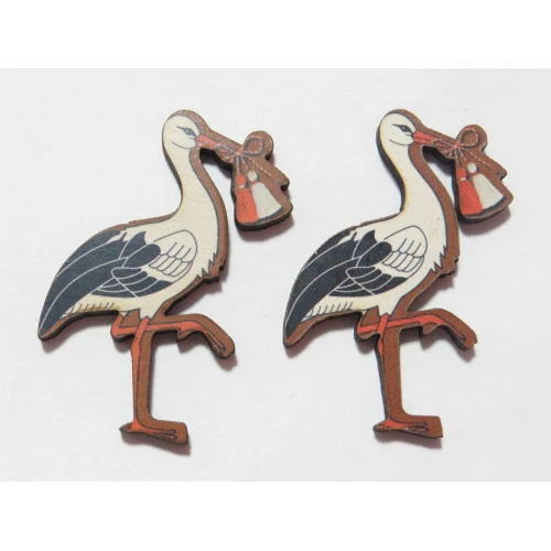 Дървени дървен щъркел