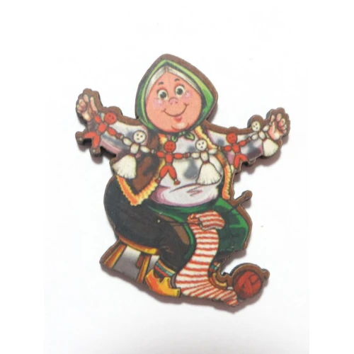 Цветни фигурки дървена фигурка