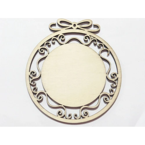 Коледни дървена топка