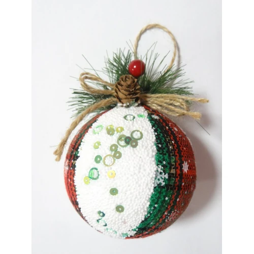 Стиропор Коледни топки