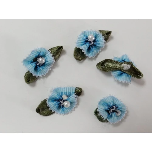 Цветя от текстил цветенце с листенце