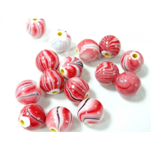 Многоцветни пластмасови мъниста