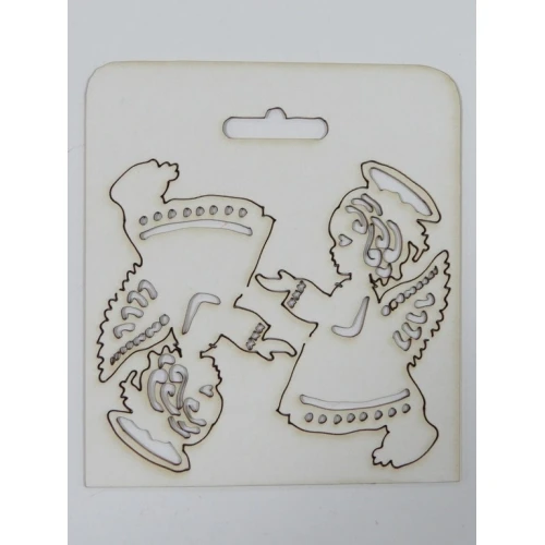 От бирен картон ангелчета от бирен картон