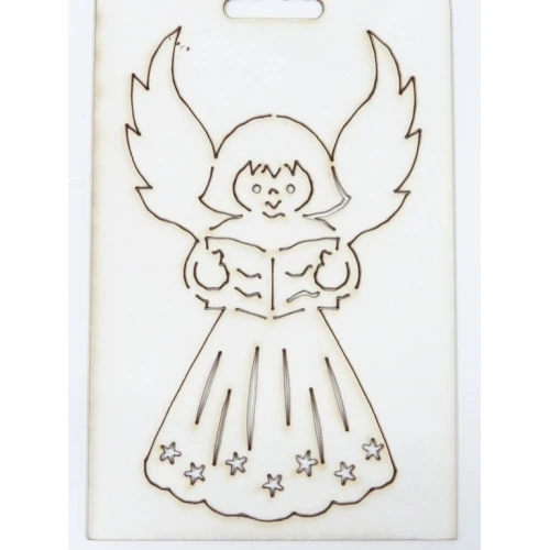 От бирен картон ангелче от бирен картон