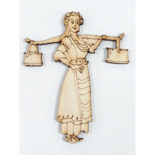 Фигурки жена в носия