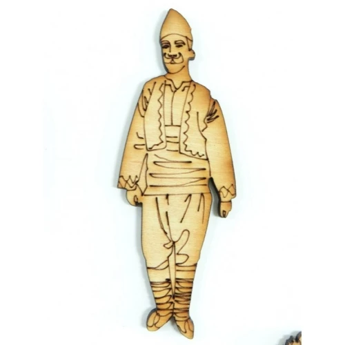 Дървени мъж в носия