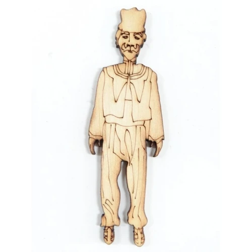 Дървени мъж в носия