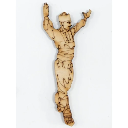 Дървени мъж в носия