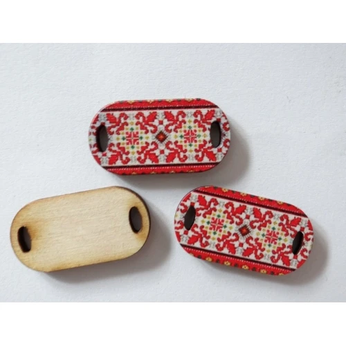 Дървени дървена плочка - шевица