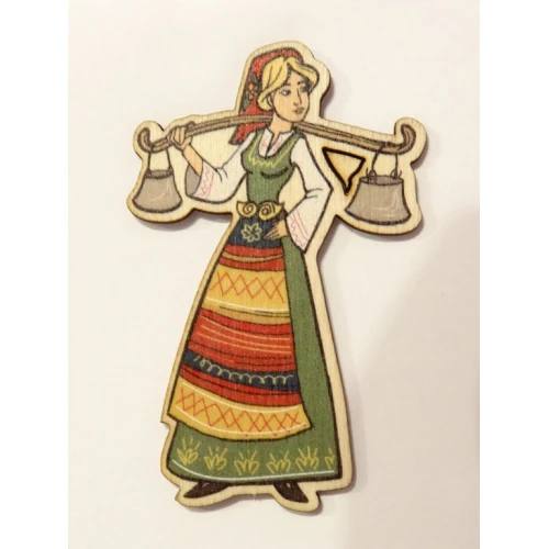 Цветни фигурки жена в носия