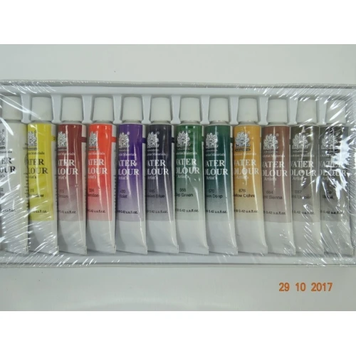 Материали за рисуване комплект водни боички