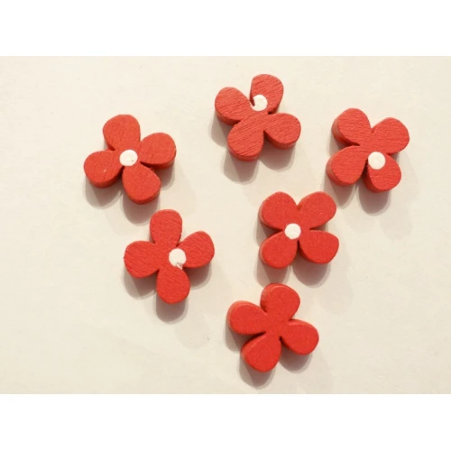 Фигурки дървени цветя