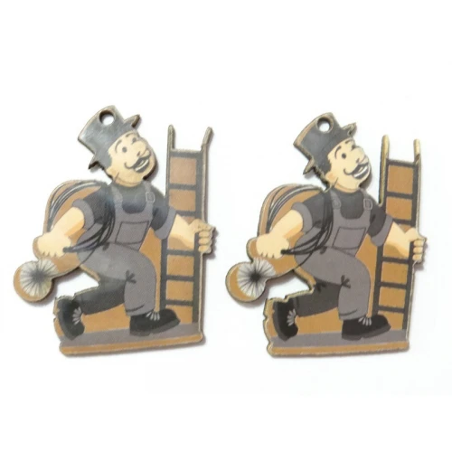 Цветни фигурки дървени фигурки