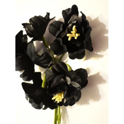 Цветя от текстил на букет текстилни цветя