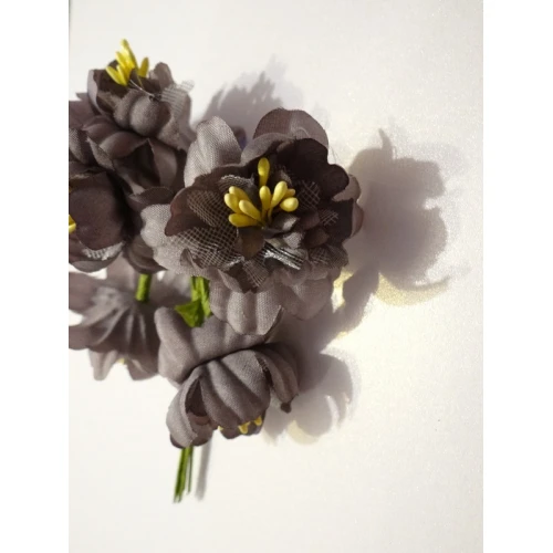 Цветя от текстил на букет текстилни цветя