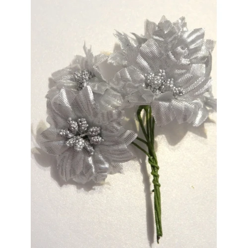 Цветя от текстил на букет текстилни цветя