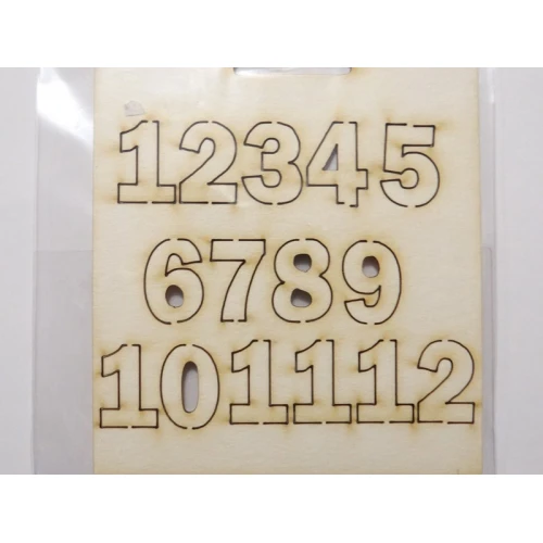 От бирен картон цифри от бирен картон