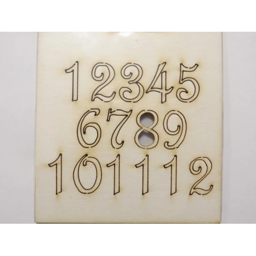 От бирен картон цифри от бирен картон