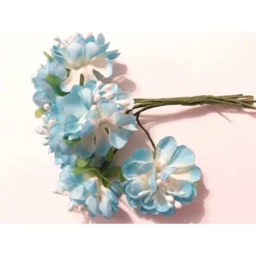 Цветя от текстил на букет текстилни цветя