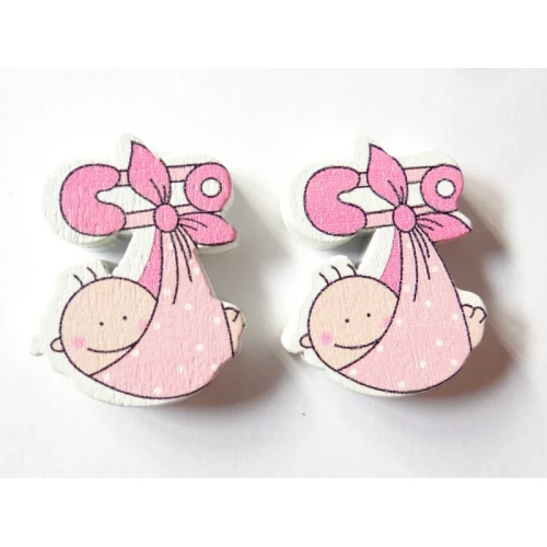 Цветни фигурки дървени мъниста