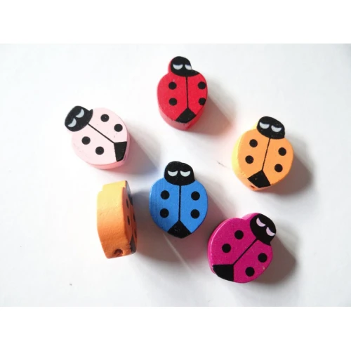 Фигурки дървени калинки