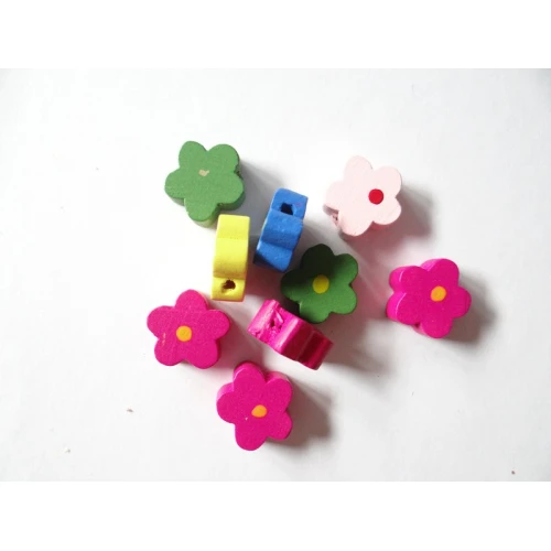 Фигурки дървени цветчета