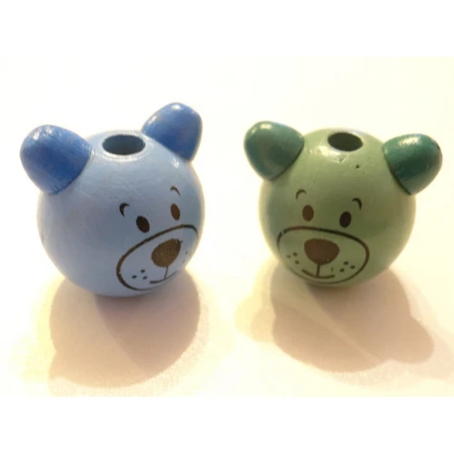 Цветни фигурки дървени мечета