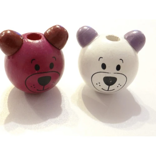 Цветни фигурки дървени мечета