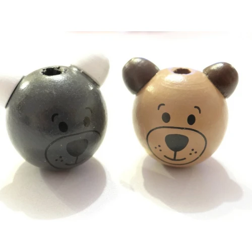 Цветни фигурки дървени мечета