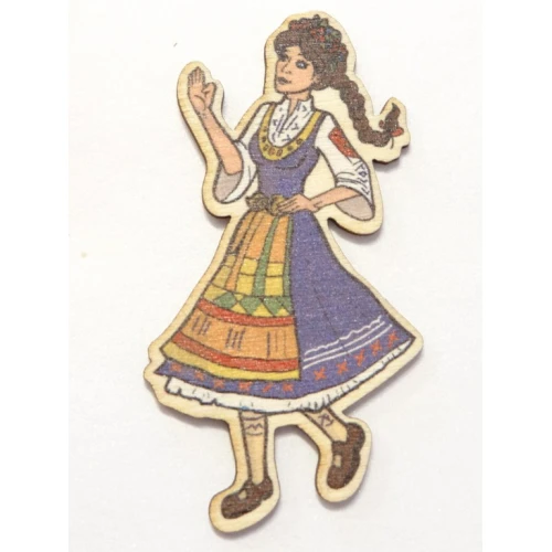 Цветни фигурки жена в носия