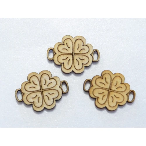 Дървени дървени детелинки