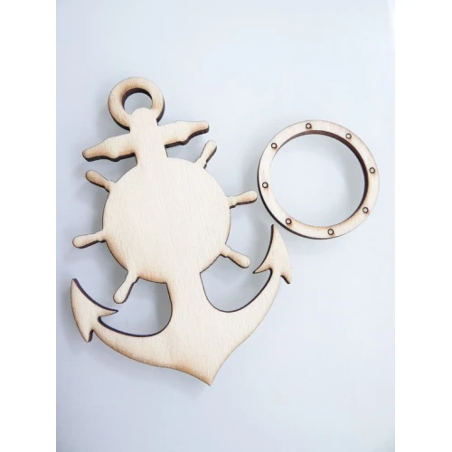 Висулки и табелки дървена котва