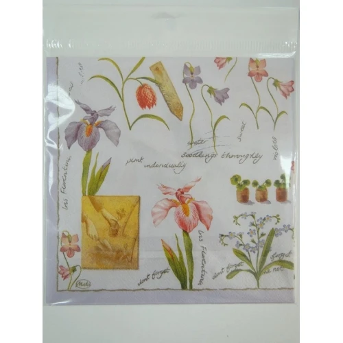 Цветя салфетки - цветя