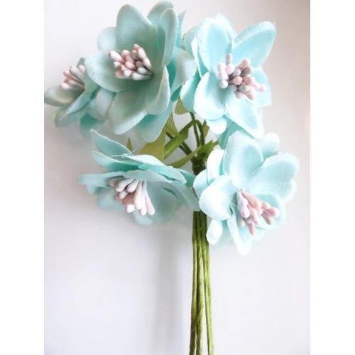 Цветя от текстил на букет текстилни цветя