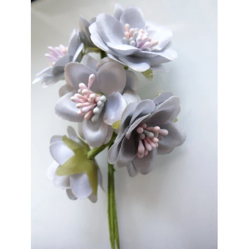 Цветя от текстил на букет текстилни цветя