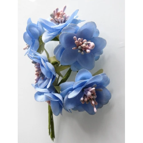 Цветя от текстил на букет текстилни цветя