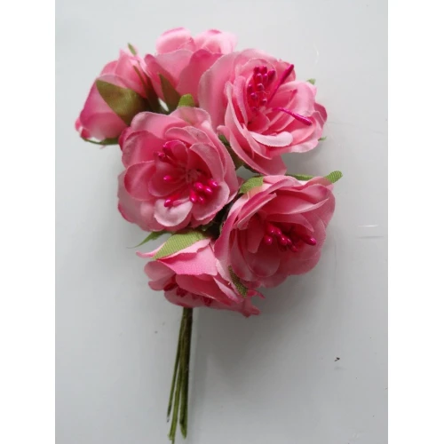 Цветя от текстил на букет текстилни цветя