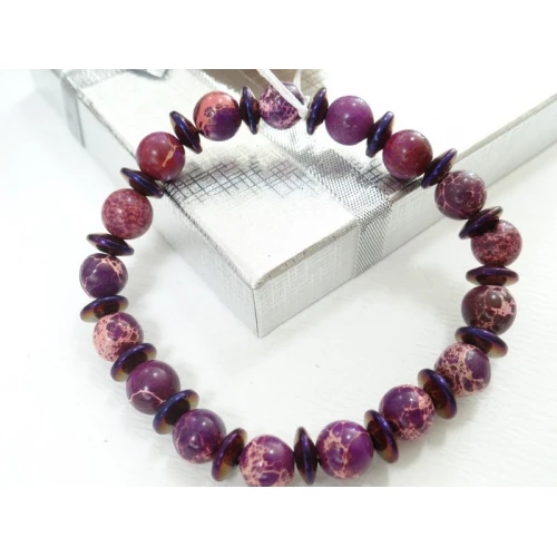 Гривни дамска гривна - полускъпоценни камъни