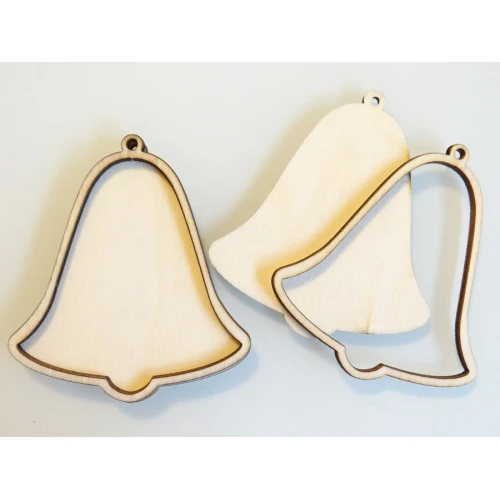 Коледни дървени камбанки