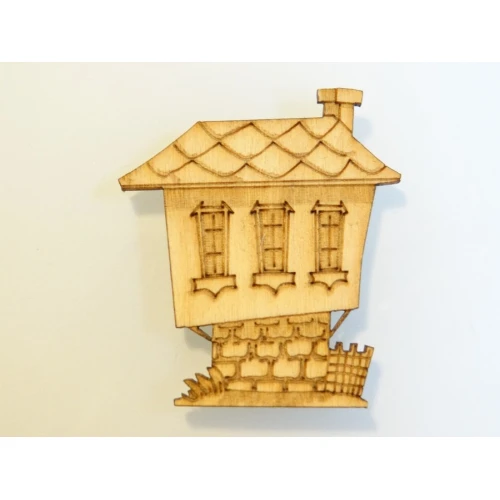 Дървени дървена къща