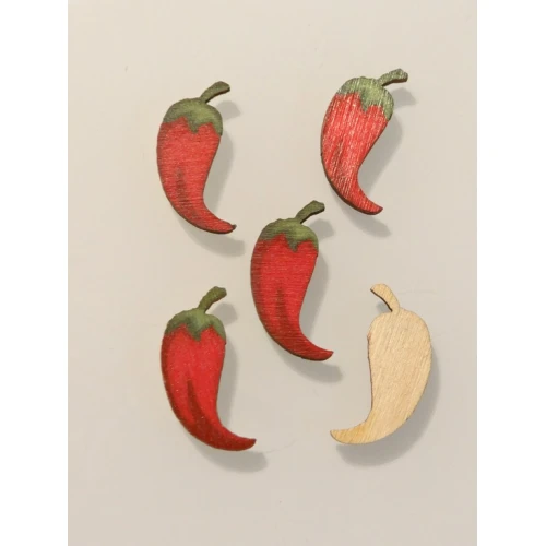 Дървени дървени чушлета