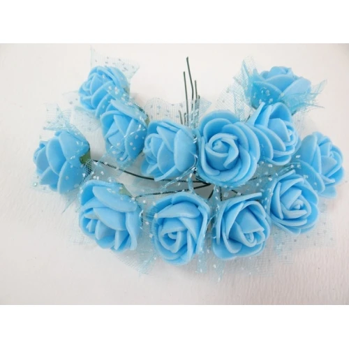 Цветя от фоам гумирани розички