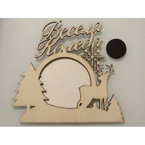 Коледни основа за декорация от шперплат