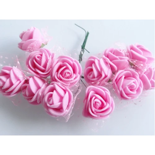 Цветя от фоам гумирани розички