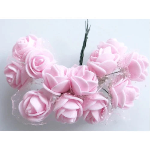 Цветя от фоам гумирани розички