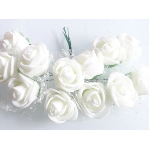 Цветя от фоам гумирани розички