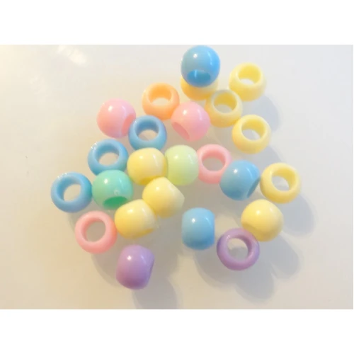 Многоцветни пластмасови мъниста