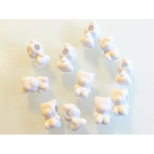 Едноцветни пластмасови мъниста