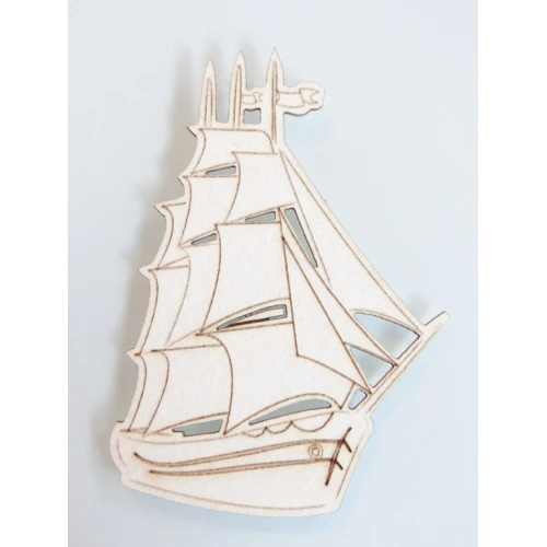 Фигурки дървен кораб